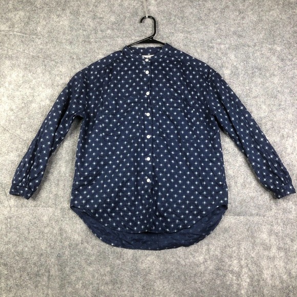 Madewell x Daryl K Button Up Shirt XS Lightweight Casual All Over Print E9105 - Picture 1 of 9